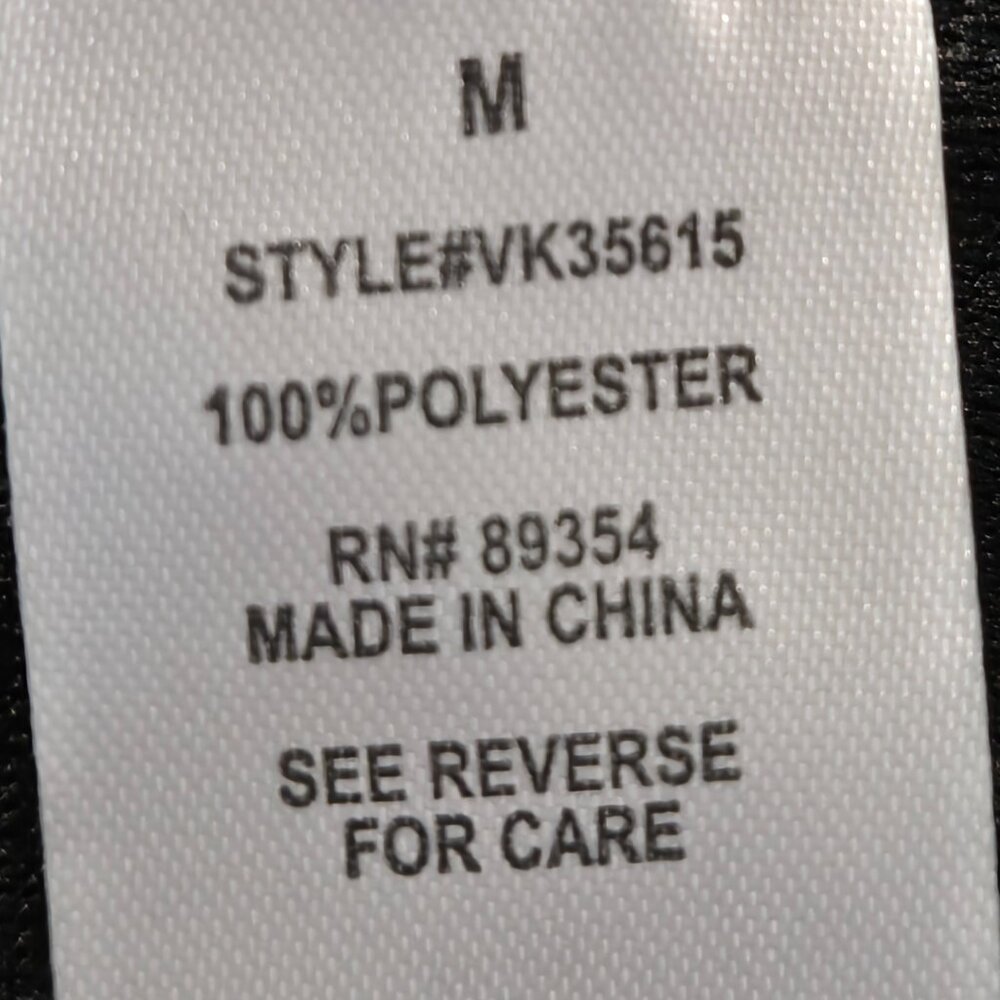 ADRIENNE VITTADINI* Black Quilted Sleeveless Vest* Size: M - Picture 6 of 7